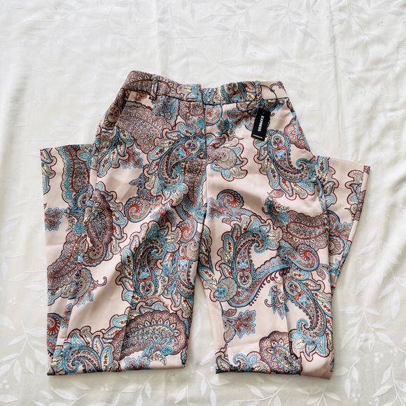 NWT Express Paisley Pants - Picture 4 of 5
